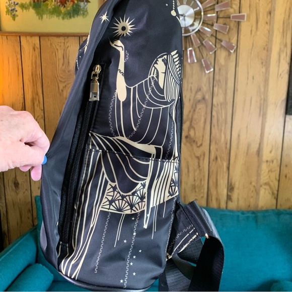 Magical Art Deco Theme Anti-Theft Style Backpack NWOT - Picture 5 of 10